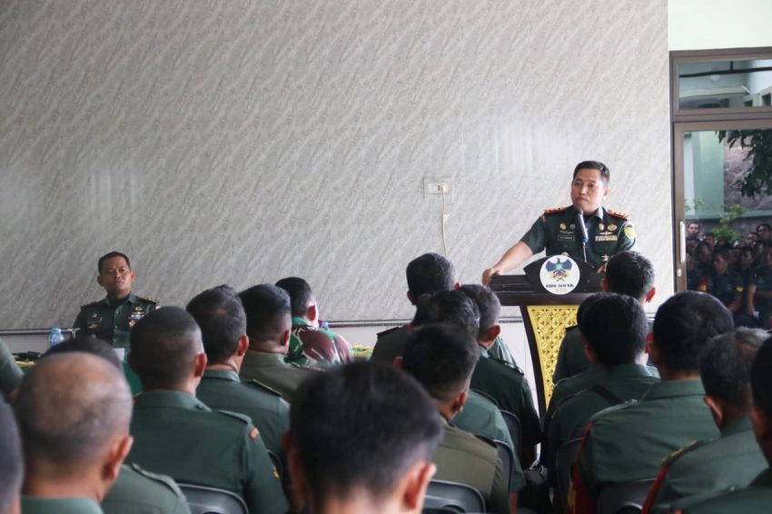 Jam Komandan, Dandim 0410/KBL Tekankan Netralitas TNI Serta Hindari Narkoba
