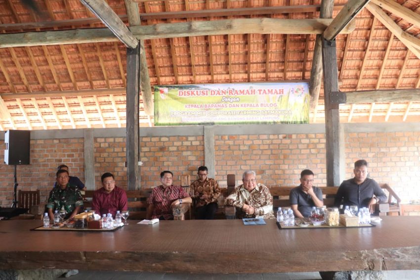 Danrem 043/Gatam : TNI/Polri, Siap Bersinergi Wujudkan Peningkatan Produktivitas Pertanian Masyarakat