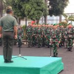 Wujud Cinta Tanah Air, Prajurit dan PNS Kodim 0410/KBL Laksanakan Upacara Bendera