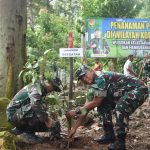 Hijaukan Lampung, Korem 043/Gatam Tanam 6300 Batang Pohon