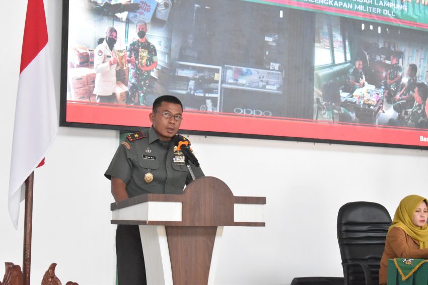 Buka RAT Ke-48 Tutup Buku Tahun 2023, Danrem 043/Gatam Perintahkan Anggota TNI Dan PNS Untuk Lebih Berperan Aktif Memajukan Koperasi
