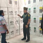 Jelang Pemilu 2024, Dandim 0410/KBL Cek Kesiapan Logistik KPU Bandar Lampung