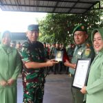 Dandim 0410/KBL Pimpin Tradisi Korp Raport Masuk Satuan dan Purna Tugas