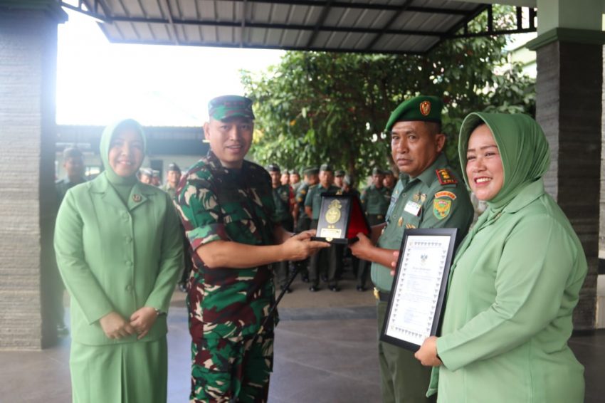 Dandim 0410/KBL Pimpin Tradisi Korp Raport Masuk Satuan dan Purna Tugas
