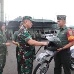 Babinsa Jajaran Kodim 0410/KBL Terima 35 Unit Sepeda Motor