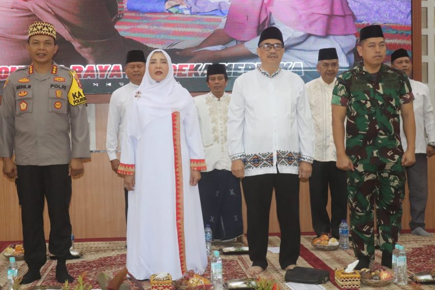 Wujudkan Pemilu Damai Tahun 2024, Dandim 0410/KBL bersama Forkopimda dan FKUB di Bandar Lampung Lakukan Do’a Bersama