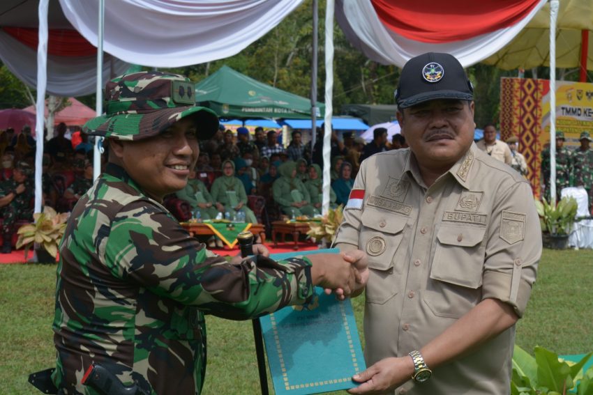Dua Sasaran TMMD Ke-119 TA 2024 Di Wilayah Korem 043/Gatam Resmi Dibuka