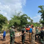 Dandim 0410/KBL Tinjau Perbaikan Tanggul Jebol Akibat Banjir