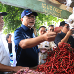 Pemprov Lampung Pantau Harga dan Ketersediaan Stok Kebutuhan Pokok di Pasar Tradisional
