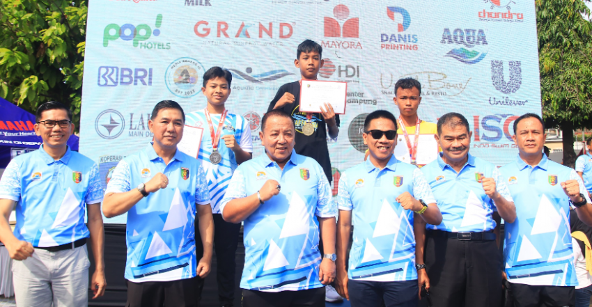 Gubernur Arinal Buka Kejuaraan Renang Antar Perkumpulan dan Fun Swimming se-Sumatera