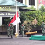 Pupuk Jiwa Patriotisme, Kodim 0410/Kota Bandar Lampung Gelar Upacara Bendera