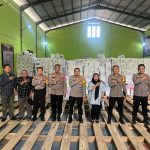 Kapolres Mesuji Monitoring Kondisi Logistik Pemilu 2024 Digudang KPU Mesuji