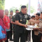 Laksanakan Program Dapur Masuk Sekolah, Kodim 0410/KBL Sasar Sekolah Dasar Tanjung Raya Tingkatkan Gizi Murid