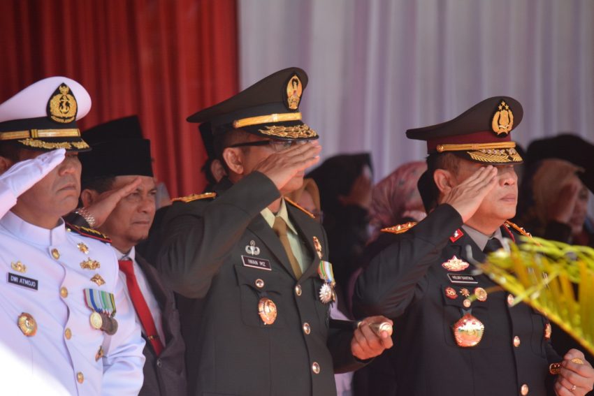 Danrem 043/Gatam Hadiri Upacara Hari Jadi Ke-60 Provinsi Lampung