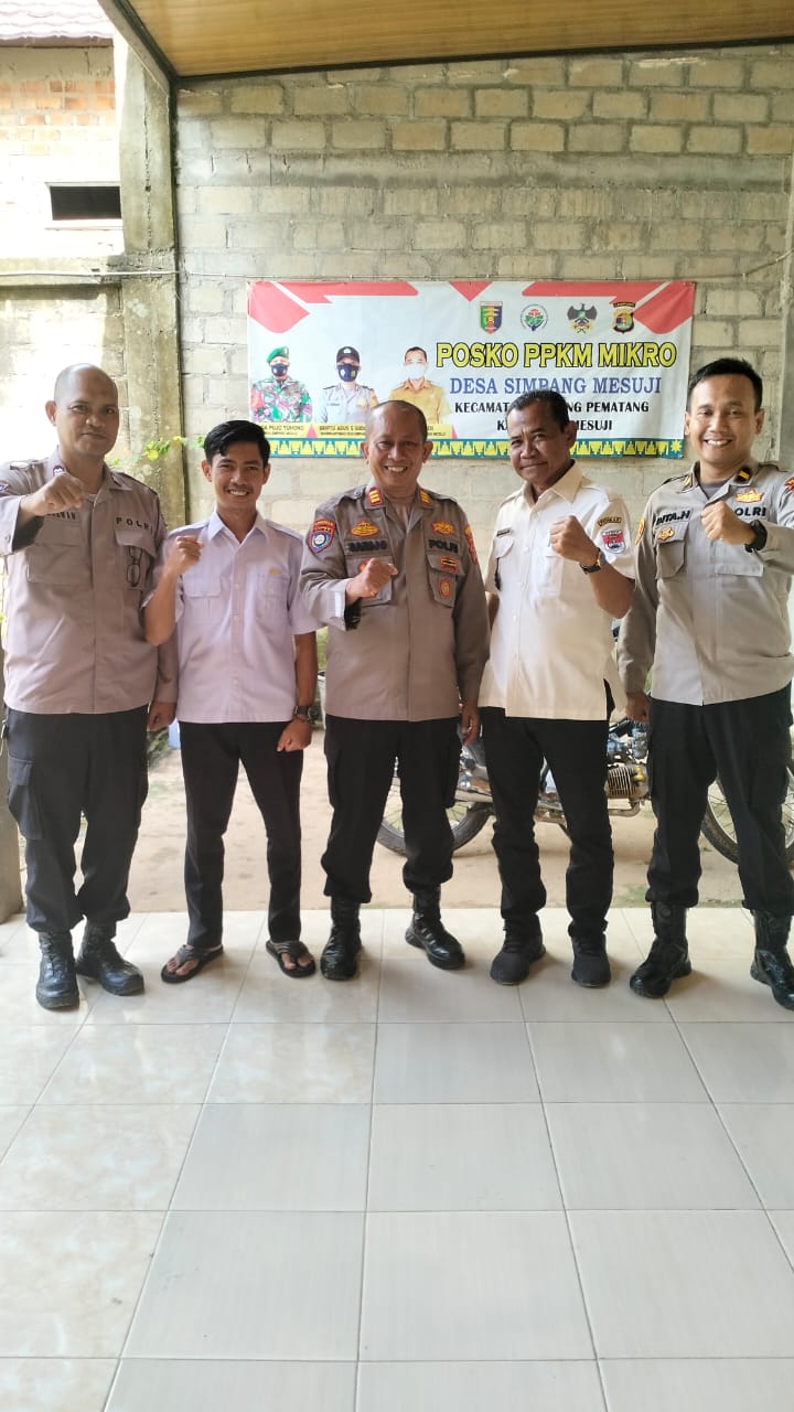 Satgas OMB Krakatau Sub Satgas Binmas Polres Mesuji Giat Silatuhrahmi Kamtibmas
