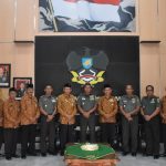 Danrem 043/Gatam Sambut Silaturahmi Ketua DPD Pepabri Provinsi Lampung