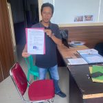 Ketua PD IWO Mesuji Terima surat Tanda Lapor keberadaan dari Kesbangpol Kabupaten Mesuji