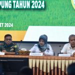 Bersama Tenaga Ahli Kementan RI, Danrem 043/Gatam Ikuti Rakor Dan Sosialisasi Pelaporan Data Optimasi Lahan Rawa, Pompanisasi Dan PAT Provinsi Lampung