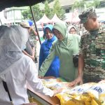 Atasi Lonjakan Harga Kebutuhan Bahan Pokok, Korem 043/Gatam Gelar Bazar UMKM Ramadhan Dan Pasar Murah