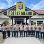 Polres Mesuji Sambut Hangat Kedatangan Team Supervisi Mabes Polri Dalam Kegiatan Ops Ketupat Krakatau 2024 DiMapolres Mesuji