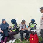 Siedokkes Polres Mesuji Berikan layanan Pemeriksaan Kepada Pemudik Di Rest Area Km 234