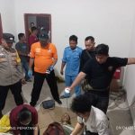 Polsek Simpang Pematang Evakuasi Sosok Pria Parubaya Korban Gantung Diri.