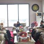 Danrem 043/Gatam Sambangi Kantor Walikota Bandar Lampung