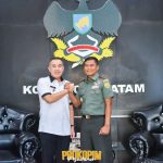 Danrem 043/Gatam Sambut Silaturahmi Bupati Pesawaran