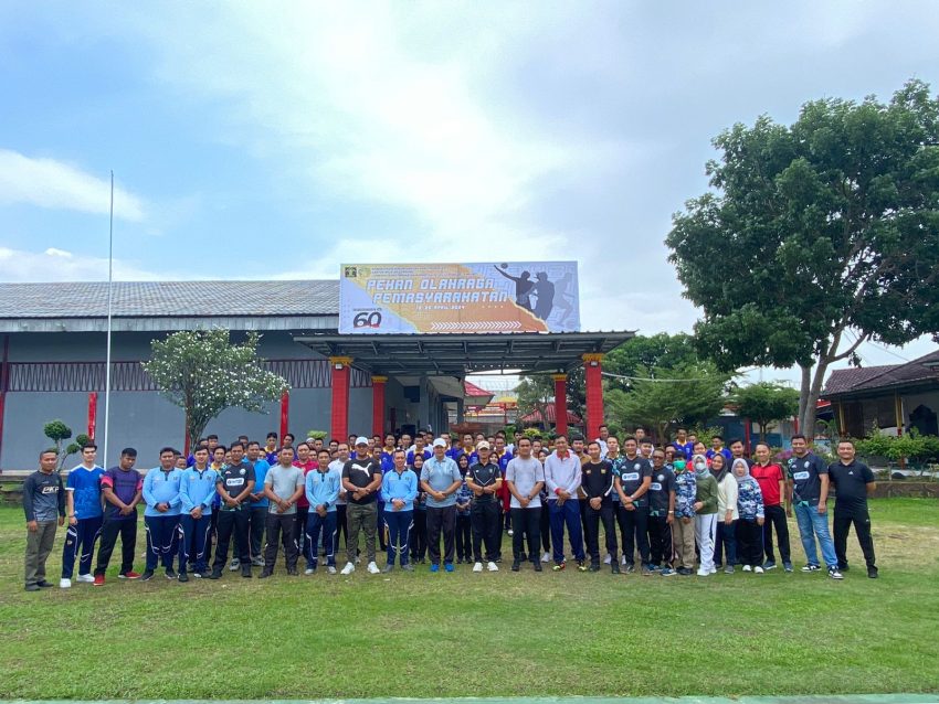 Semarak Meriahkan HBP Ke-60, Lapas Narkotika Bandar Lampung Gelar kegiatan Pekan Olahraga Pemasyarakatan