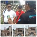 Proyek Jembatan Gantung Desa Sungai Cambai Diduga Asal Jadi