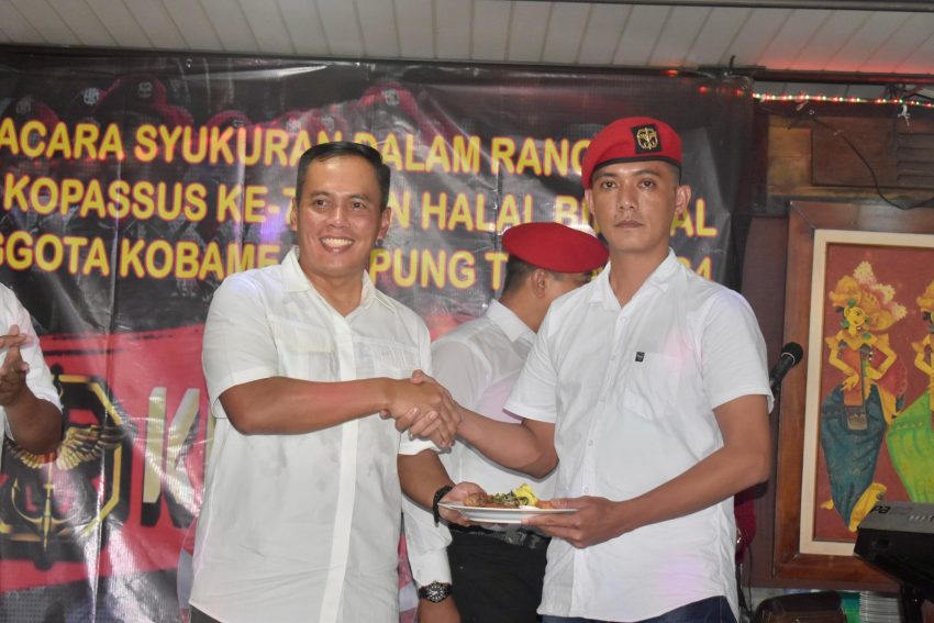 Peringati HUT Kobame Ke-72 Kasrem 043/Gatam Sampaikan Tetap Jaga Kekompakan Dan Silaturahmi