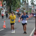 Kasrem 043/Gatam Bersama Prajurit Meriahkan Lampung Half Marathon 2024