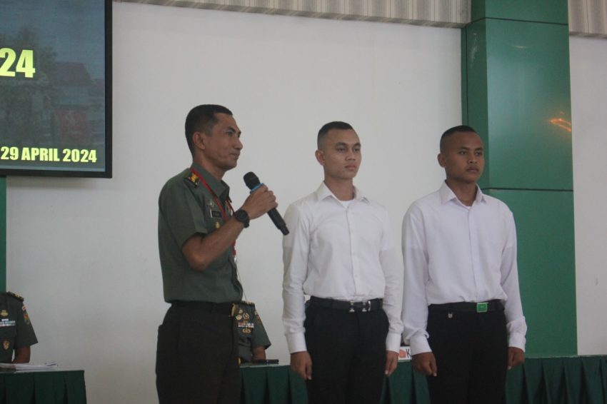 Panselinda Catar TNI TA. 2024 Lampung Berikan Arahan Kepada 113 Orang Tua Dan Tanda Tangani Pakta Integritas