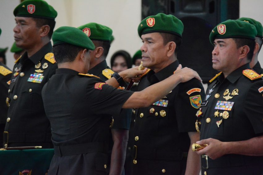 Danrem 043/Gatam Resmi Dijabat Brigjen TNI Rikas Hidayatullah, S.E., M.M.