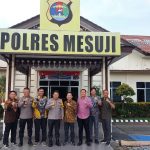 Kapolres Mesuji Kedatangan Tamu Plt. Kepala Badan Pertanahan Nasional Mesuji