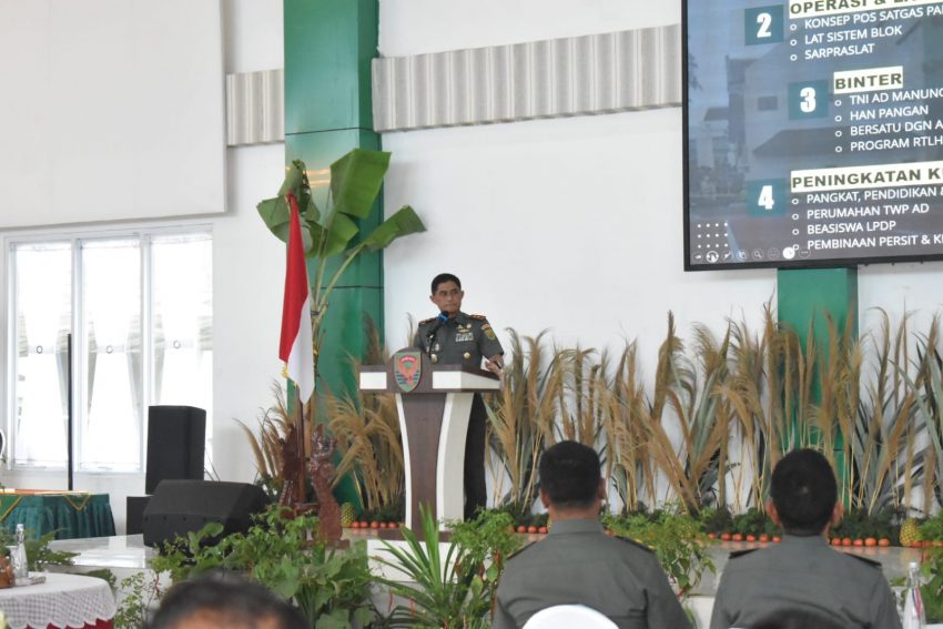 Korem 043/Gatam Dukung Penyelenggaraan Apel Dansat TNI AD Tersebar Kodam II/Swj