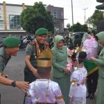 Danrem 043/Gatam Sambut Kunjungan Kerja Pangdam II/Swj