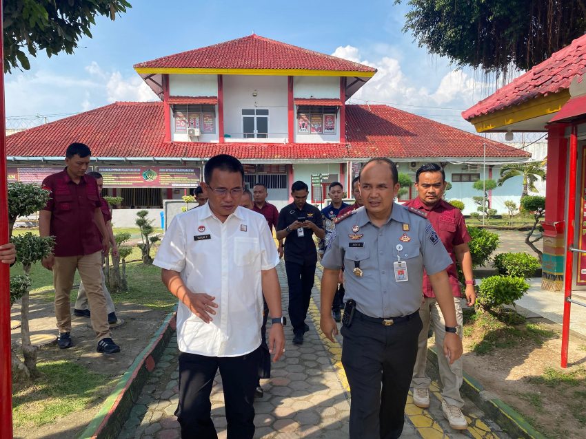 Kunjungi Lapas Narkotika Bandar Lampung, Dirpamintel Ditjenpas Apresiasi Kebersihan