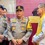 Kapolda Lampung dan Jajaran Pantau Khidmatnya Perayaan Waisak 2024