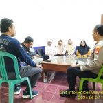 Unit Binmas Polsek Simpang Pematang Lakukan Jum’at Curhat Bersama Aparatur  Desa
