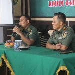 Cegah Penyalahgunaan Narkoba, Kodim 0410/KBL Gelar Sosialisasi P4GN Bagi Prajurit dan PNS