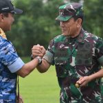 Danrem 043/Gatam Sambut Kedatangan KASAU Di Lanud Pangeran M. Bun Yamin