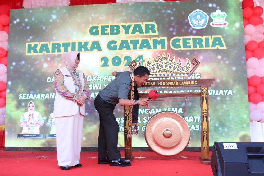 Danrem 043/Gatam Hadiri Gebyar Kartika Gatam Ceria 2024