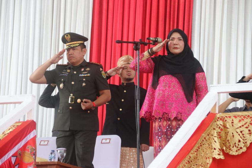 Dandim 0410/KBL Hadiri Upacara Peringatan Hari Jadi Kota Bandarlampung ke-342
