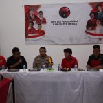 Kapolres Mesuji Didampingi Anggota PJU Lakukan Kegiatan Safari Kekantor Sekretariat PDIP Kabupaten Mesuji