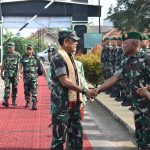 Kunjungi Kodim 0426/TB, Danrem 043/Gatam Disambut Forkopimda Tulang Bawang Dan Forkopimda Mesuji