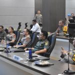 Bersama Kapolda Lampung, Danrem 043/Gatam Ikuti Grand Launching Aplikasi Pelayanan Perizinan Penyelenggaraan Event