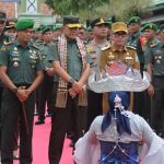 Danrem 043/Gatam Kunjungi Kodim 0427/WK, Sampaikan Kepada Prajurit Untuk Hidup Hemat