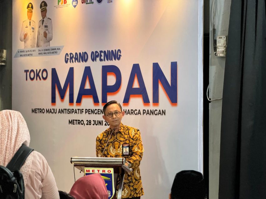 Jaga Stabilitas Inflasi, TPID Metro Bentuk Toko ‘MAPAN’