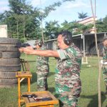 Asah Profesionalitas, Tingkatkan Kemampuan Prajurit Korem 043/Gatam Latihan Menembak